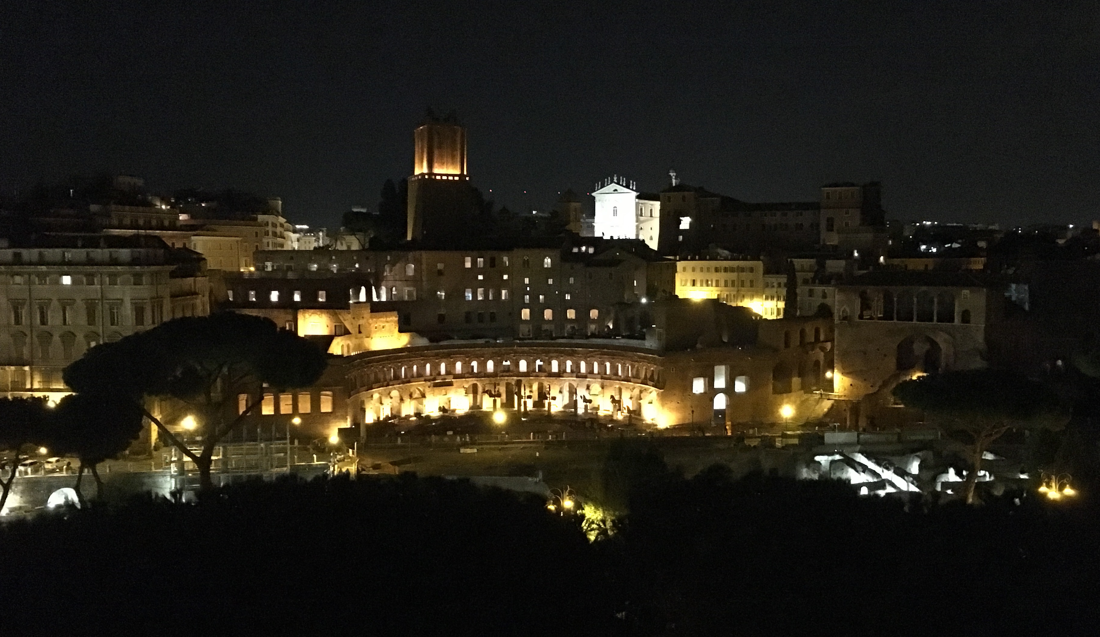 Roman Forum at Night